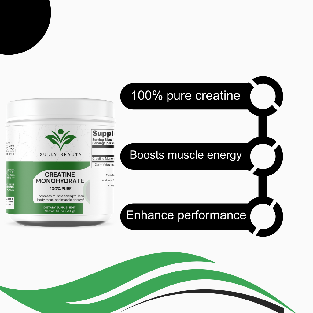 SULLY-BEAUTY Creatine Monohydrate (100% Pure)